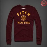 heren abercrombie and fitch new york crewneck donkerrood Meer Betaalbare vwosh486